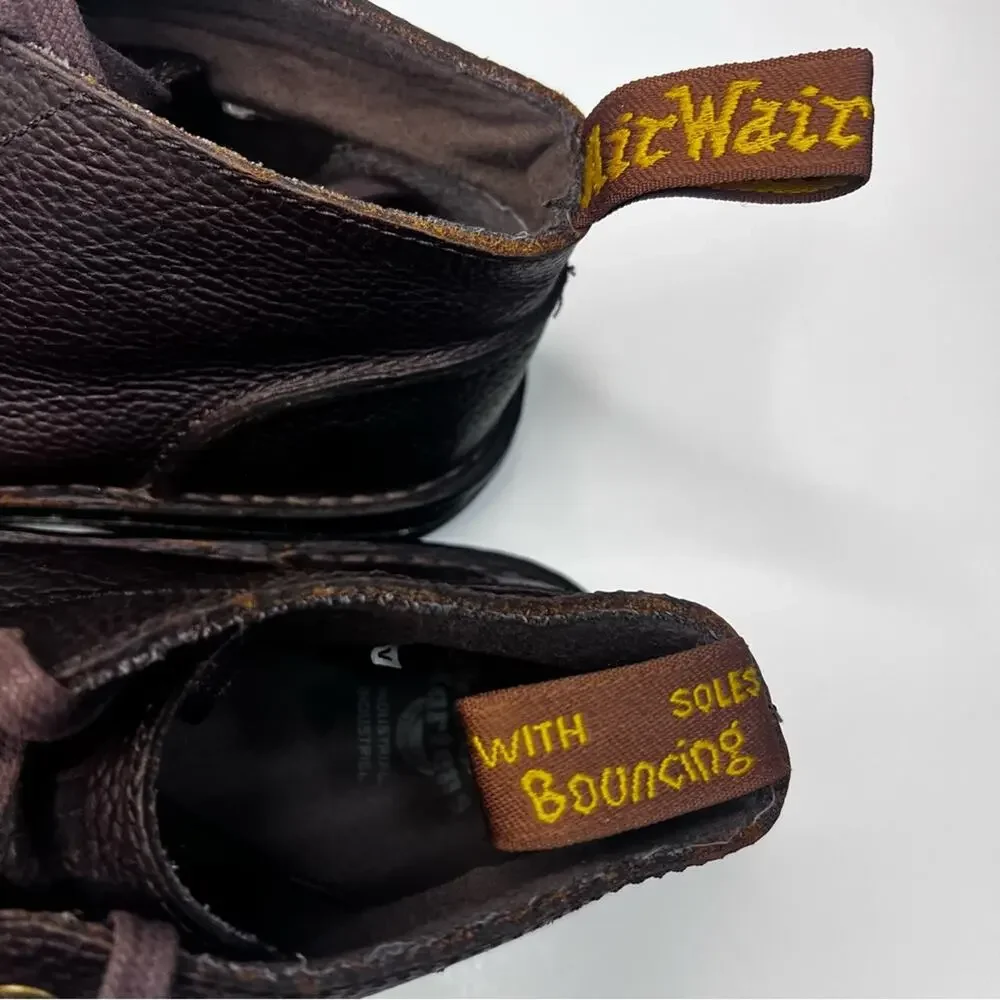 Dr Martens Sussex Industrial Brown Leather Chukka Boots Slip Resistant | Men’s 9